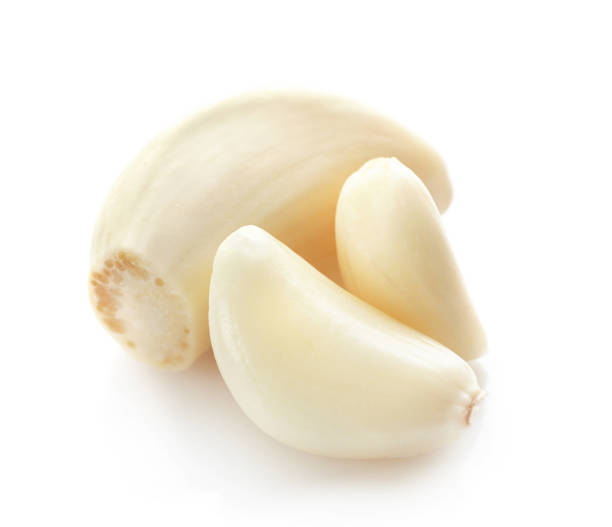istock Fresh ripe garlic cloves 1271287107
