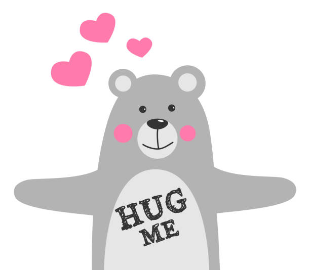 3,283 Bear Hug Illustrations & Clip Art - iStock | Teddy bear hug, Bear hug  line art, Bear hug aunt