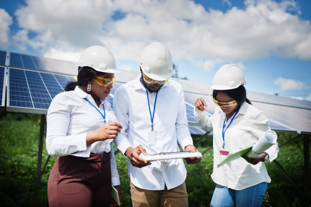 istock African american technician near solar panels. 1271288634