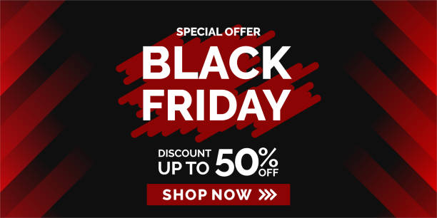 Black friday event background design template Black friday event background design template black friday stock illustrations