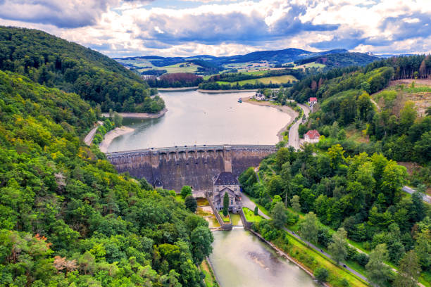 istock the Diemelsee dam in hesse germany from above 1271298641