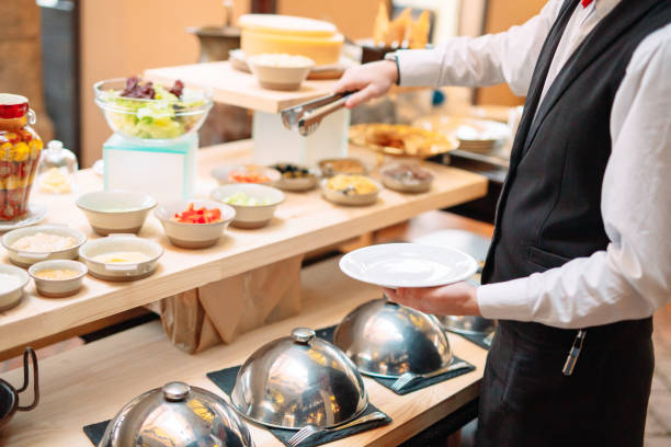 istock Breakfast buffet at the hotel or restaurant. 1271300257