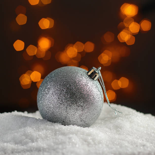 istock Christmas tree ball with garlands 1271305504
