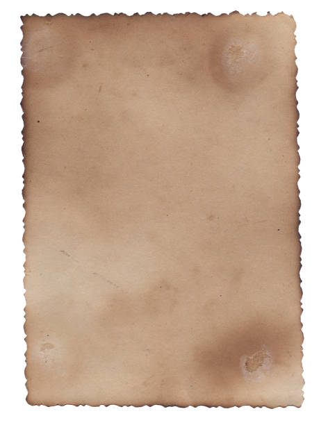 istock Old vintage texture retro paper with burned edges, stains and scratches background 1271312983
