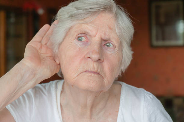 istock Senior Woman Trying to Hear 1271316242