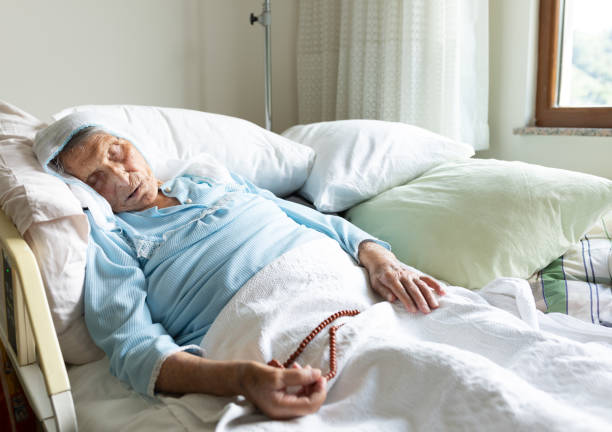 istock Famele senior fell asleep while praying 1271317905