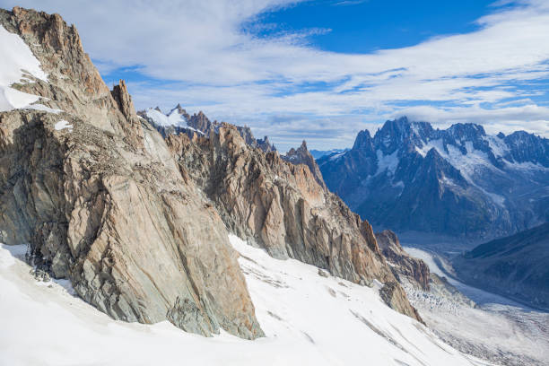 istock Aiguille du midi views inside the Cable Car 1271320457