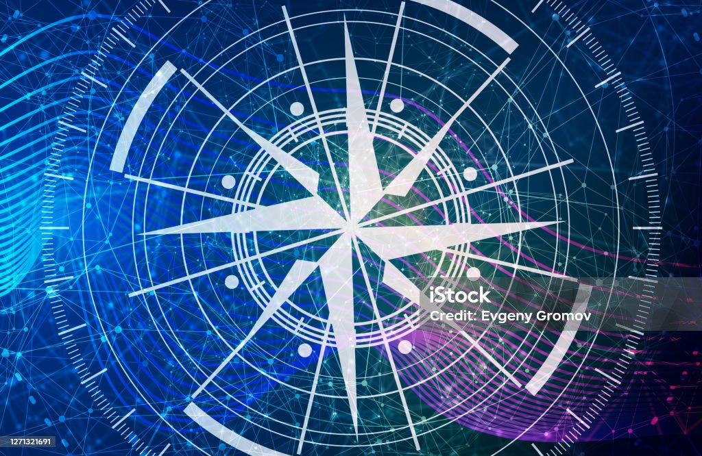 Geometry Patterns Compass Compass Symbol On Geometry Pattern Stock Illustration - Download Image ...