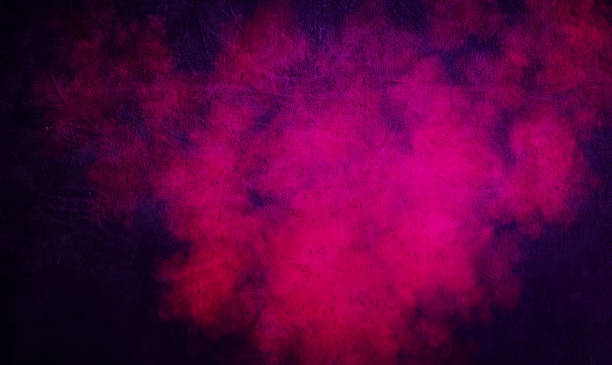 istock Pink color paint on blue concrete grunge texture background. 1271337154