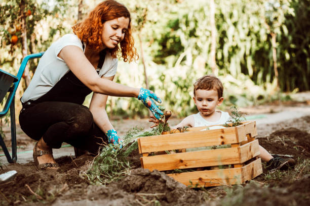 istock Family gardening together 1271337340