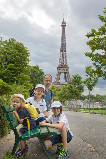 Visiting Eiffel Tower.