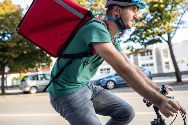 istock Fastest food delivery in city 1271339698