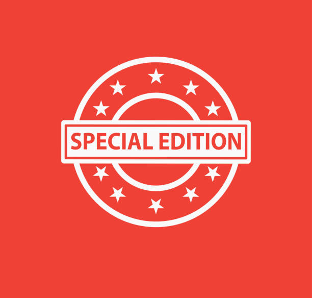 illustrations, cliparts, dessins animés et icônes de modèle de conception de logo vectoriel d’icône d’icône de timbre d’édition spéciale - branding rubber stamp new seal stamper