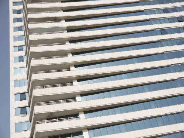 istock Modern multistory building facade. Contemporary arhitecture 1271346959