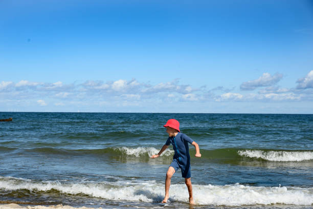 istock Child on the beach at the Baltic Sea 1271348629