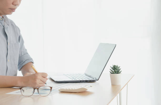 istock Portrait of concentrated businessman analyzing an important document. 1271373221