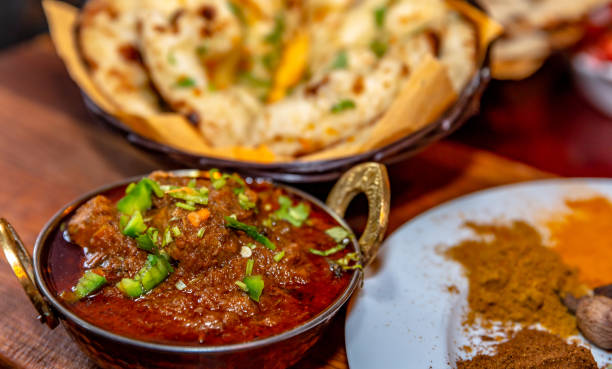 istock Indian food: assortments of Indian curry dishes 1271375524