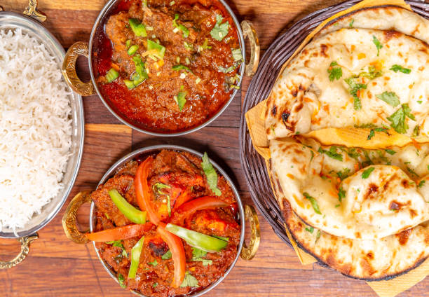 istock Indian food: assortments of Indian curry dishes 1271375652