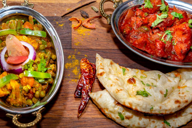 istock Indian food: assortments of Indian curry dishes 1271375682