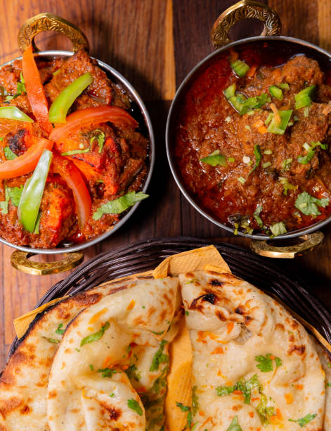 istock Indian food: assortments of Indian curry dishes 1271375767