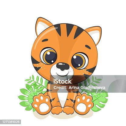 1,521 Baby Tiger Illustrations & Clip Art - iStock | Cute baby tiger, Baby  tiger on white, Mother and baby tiger