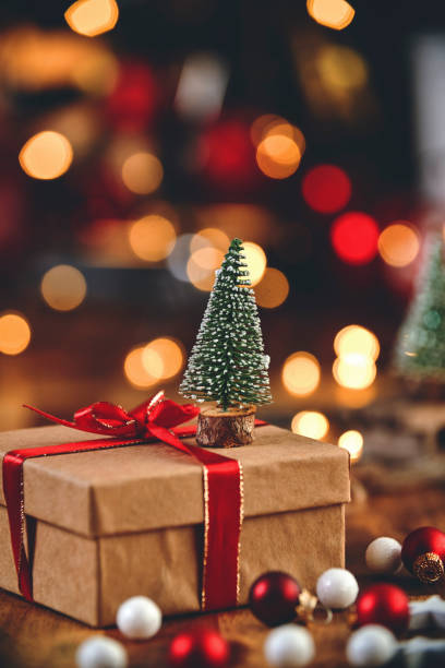 istock Christmas Presents and Holiday Lights 1271383362