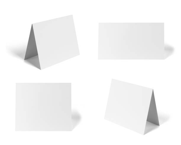 istock folded leaflet white blank paper template book desktop calendar 1271385651