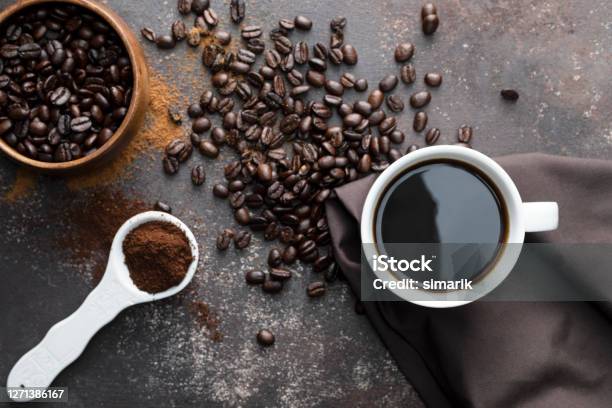Coffee Stock Photo - Download Image Now - Coffee - Drink, Coffee Crop, Roasted Coffee Bean
