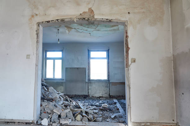 istock Demolition house, garbage in a room 1271386770