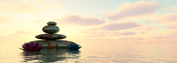 istock Zen stones  concept in 3d 1271390227