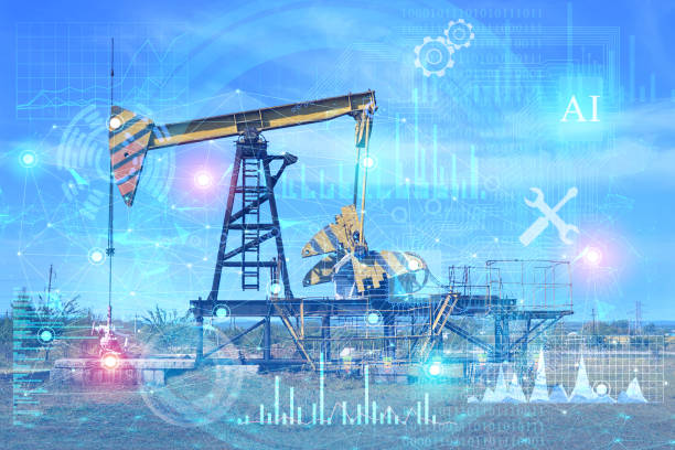 istock fully automatic control of oil production using artificial intelligence with the output of MTBF and well productivity indicators, excluding the ingress of pollutants and environmental safety 1271391724