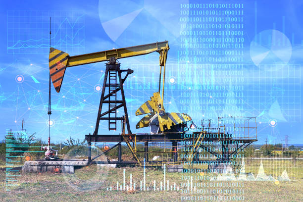 istock fully automatic control of oil production using artificial intelligence with the output of MTBF and well productivity indicators, excluding the ingress of pollutants and environmental safety 1271391760
