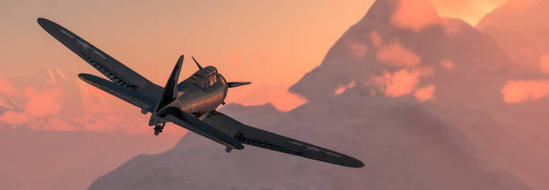 istock old airplane in the sky 1271394198