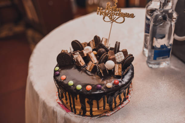 istock Sweet pastries desserts. Dinner Catering. Concept wedding birthday 1271397129