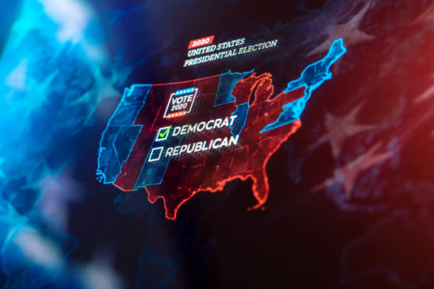 istock Vote for democratic party. 2020 Election 1271397559