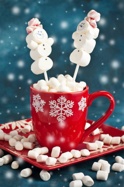 istock Cup of hot chocolate with marshmallows 1271399979