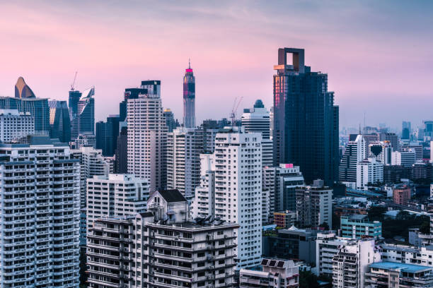 istock Bangkok Cityscape at Twilight 1271400320
