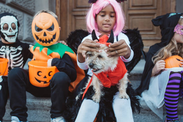istock Trick or treat gang 1271401971