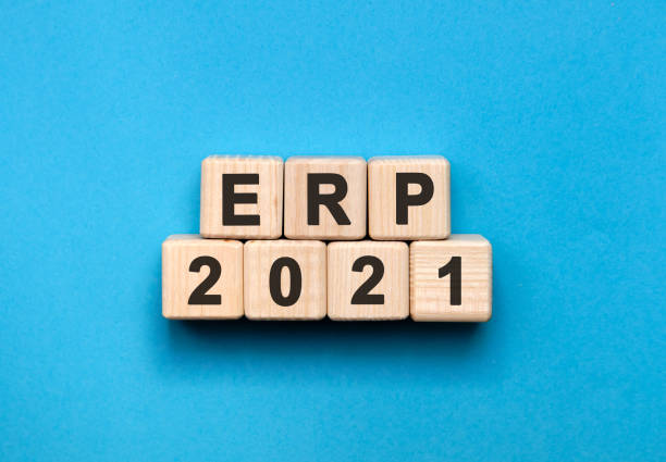 istock ERP - text concept on wooden cubes with gradient blue background 1271404489