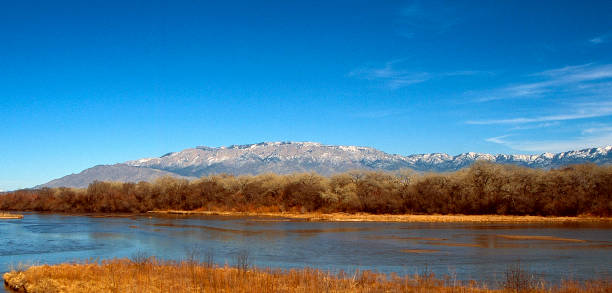 Sandia Mountain View stock photo