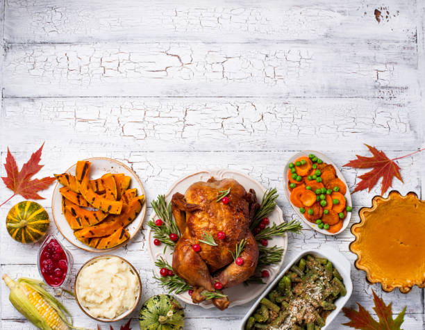 istock Thanksgiving Day traditional festive dinner 1271417534