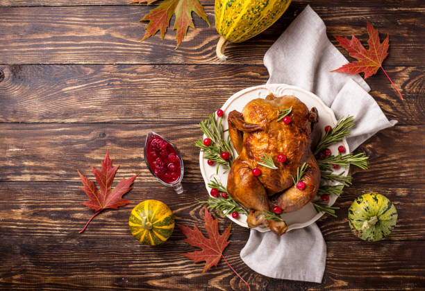 istock Baked turkey or chicken for holiday 1271417571