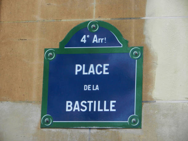 istock Typical paris street sign Place de la Bastille 1271422410