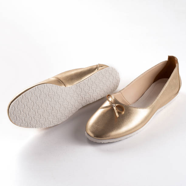istock Fashionable female flat shoe 1271428627