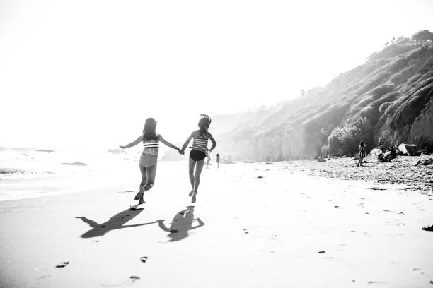 istock Young girls playing in Malibu beach. 1271428663