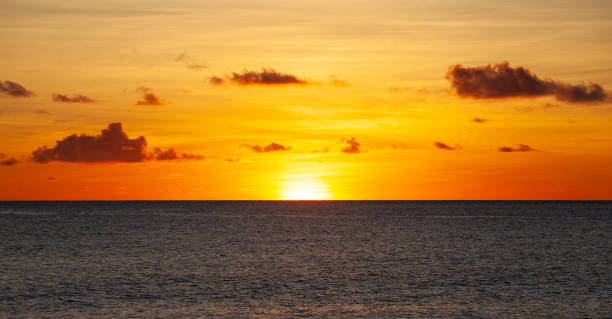 istock Red Sunset in Barbados 1271428723
