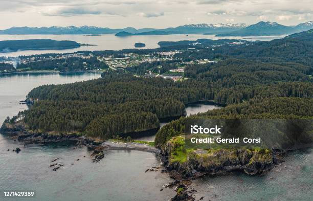 Kodiak Town And Fort Abercrombie State Park Kodiak Island Alaska Stock Photo - Download Image Now