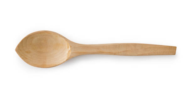 istock Wooden spoon top view 1271431734