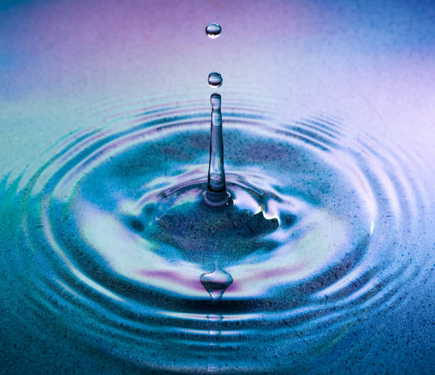 istock Purple and Blue water drop 1271434141