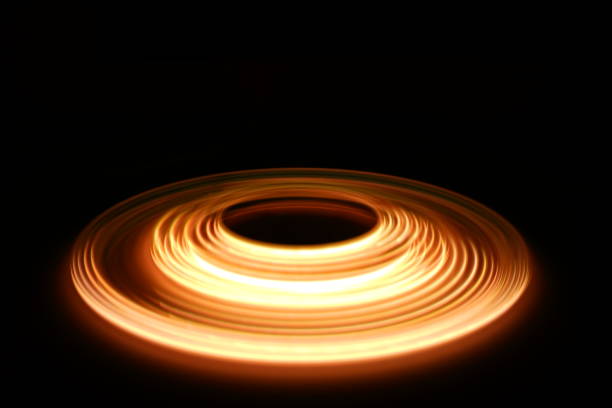istock Abstract Painting LED light in the dark. 1271450556